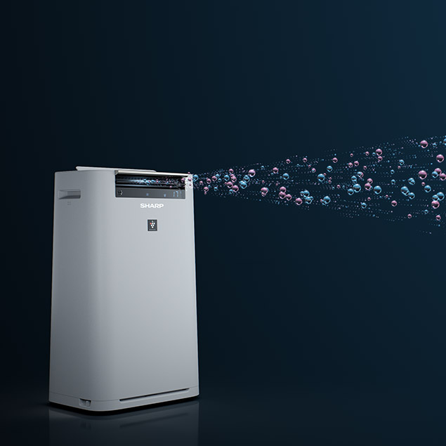 Sharp UA-HG50E-L Plasmacluster-Ionenemission
