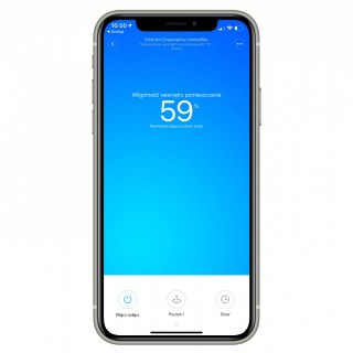 Xiaomi Smartmi Pure Evaporative Screenshot der Mi Home App