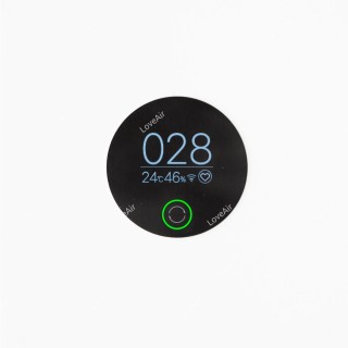 Xiaomi Air Purifier 3H - Bildschirm, der den Staubpegel anzeigt
