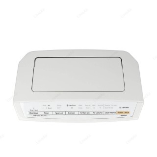 Panasonic F-VXR50G-W Draufsicht, geschlossener Luftauslass und Bedienfeld