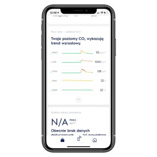 Screenshot der Electrolux Pure A9 App