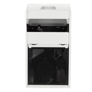 Daikin MC55W Seitenansicht, herausgezogene Kohlefiltereinheit und Vorfilter
