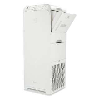 Daikin MCK55W Seitenansicht, geöffnete Klappe mit Tank