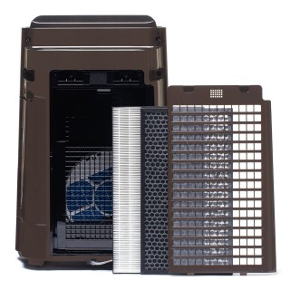 Sharp UA-HD40E-T - Rückansicht, ausgelegte Filter