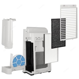Sharp UA-HD50E-L - Rückansicht, ausgeklappte Filter