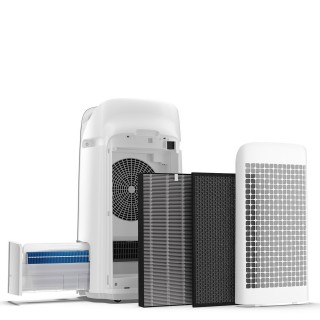 Sharp UA-KCP100E-W - alle Filter ausgebreitet