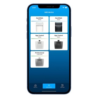 Screenshot der Venta-App - Hinzufügen eines Geräts