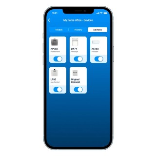 Screenshot der Venta-App - verfügbare Geräte