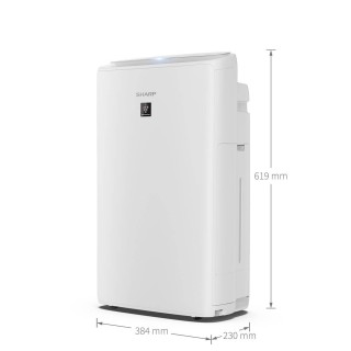 Sharp UA-KIN42E-W - Abmessungen des Luftreinigers