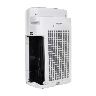 Sharp UA-KIN42E-W - Rückansicht, herausgenommener Wassertank