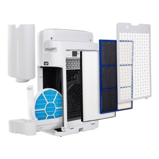 Sharp UA-KIN42E-W - alle Filter und Wassertank ausgelegt