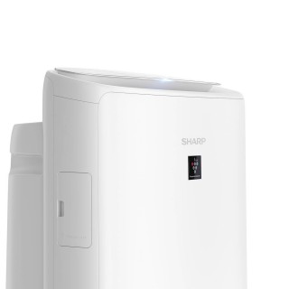 Sharp UA-KIN42E-W - Nahaufnahme des oberen Teils, Klappe zum Ionisationsmodul